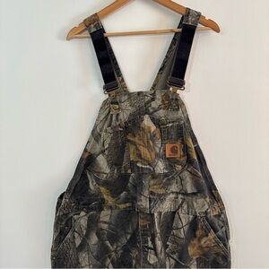 Carhart RealTree Camo Insulated Double-Knee Overalls Men's 46x32